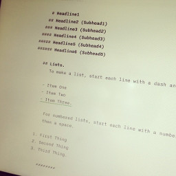 Trying to write some super simple, client friendly markdown instructions